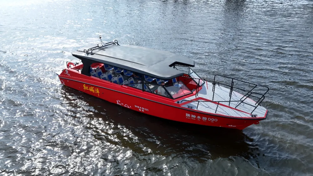 Bateau à passagers en aluminium de 12,80 m