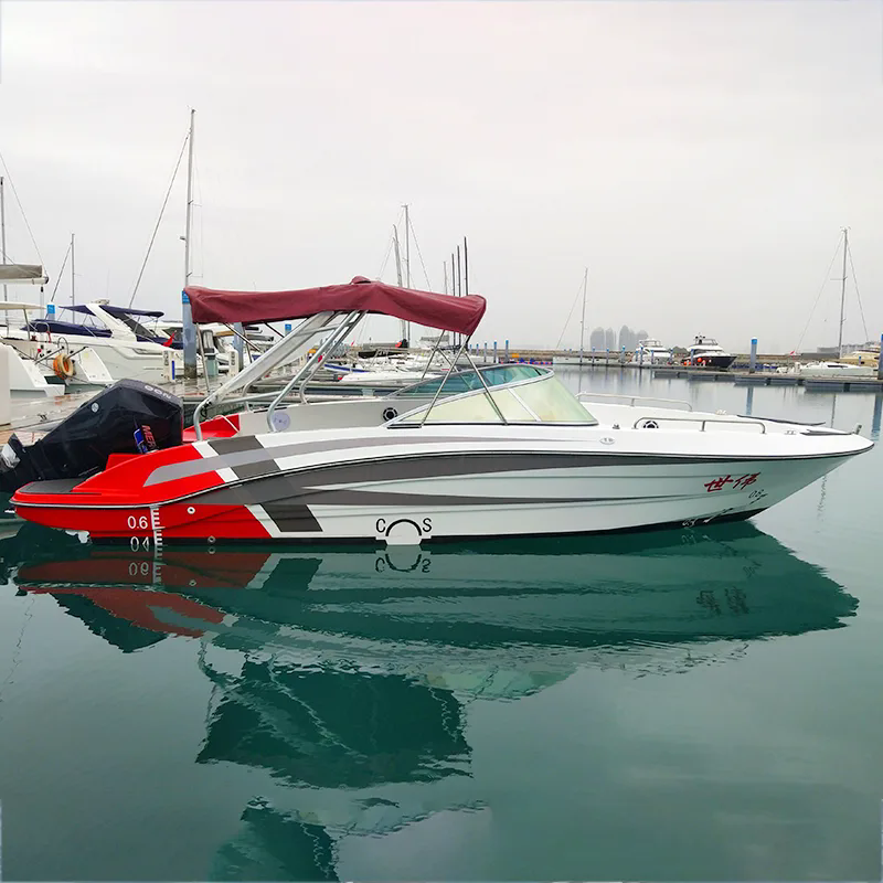 Où peut-être le bateau-vitesse?