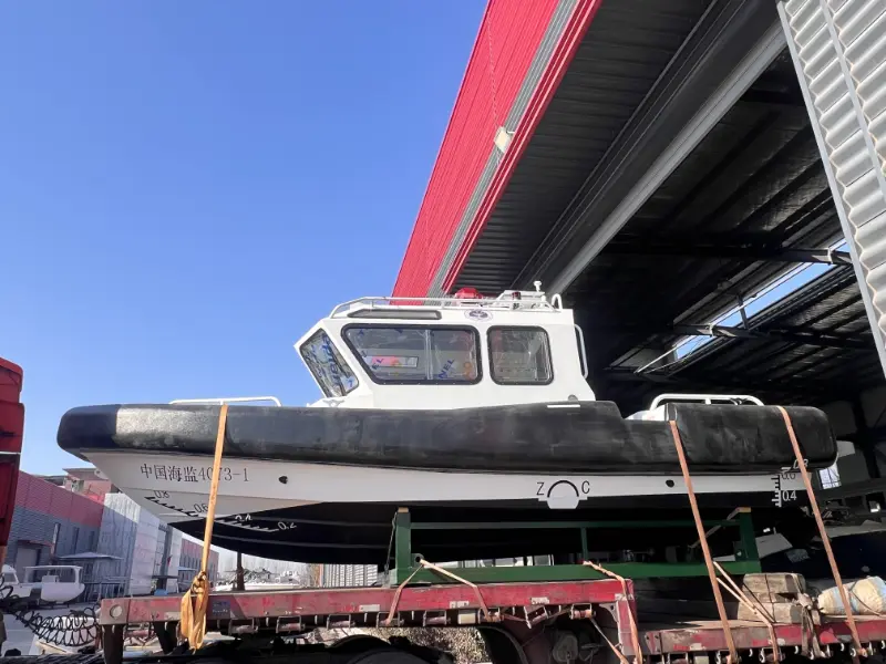 Lawada® Yacht a livré avec succès un bateau de patrouille des forces de l'ordre en aluminium de 7,8 m