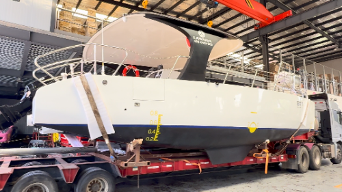 Naviguer vers l'avant avec d'excellentes performances | Notre catamaran termine avec succès ses essais en mer